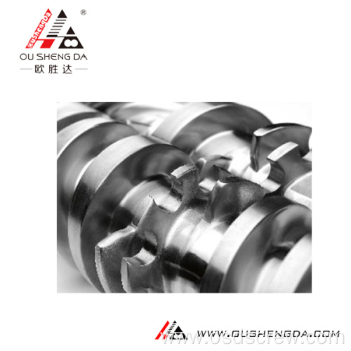 Extruder KMD90/26 Conical Twin Screw Barrel for masterbach/pelletizing/granules PE PP PVC ABS COLMONOY Stellite BIMETALLIC